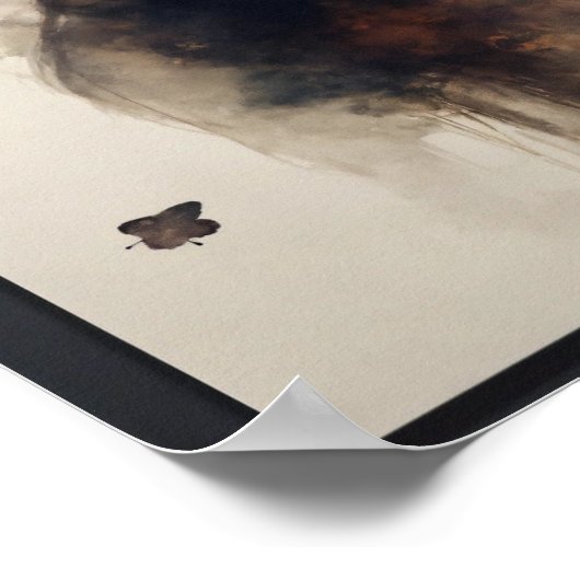 Poster d'art Femmes avec papillons (Coin)