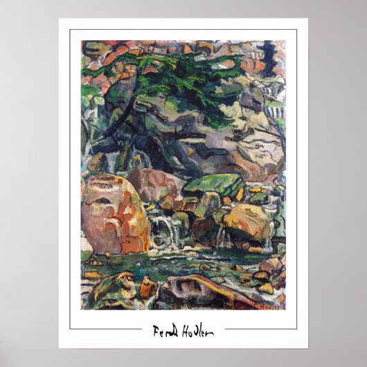 Poster d'art Ferdinand Hodler Zedign #1 (Devant)