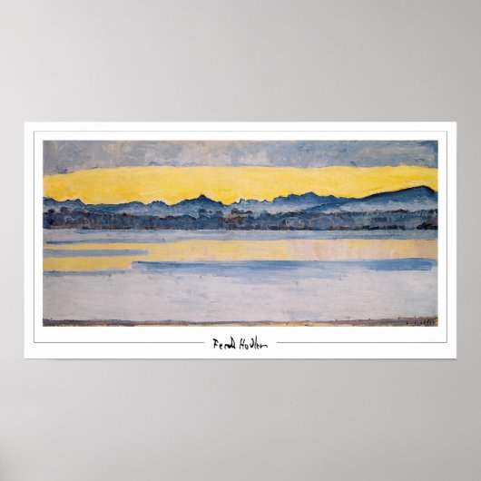 Poster d'art Ferdinand Hodler Zedign #115 (Devant)
