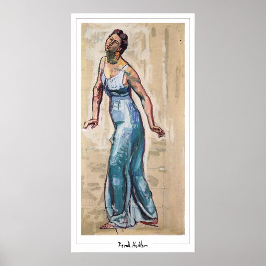 Poster d'art Ferdinand Hodler Zedign #153 (Devant)