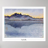 Poster d'art Ferdinand Hodler Zedign #237 (Devant)