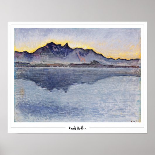 Poster d'art Ferdinand Hodler Zedign #237 (Devant)