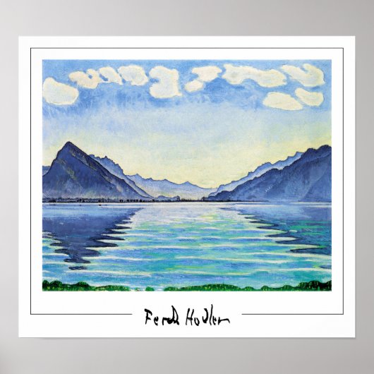 Poster d'art Ferdinand Hodler Zedign #62 (Devant)