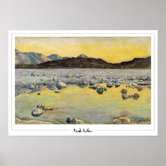 Poster d'art Ferdinand Hodler Zedign #84 (Devant)