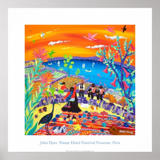 Poster d'art : Festival Pommes de terre Isla Taqui (Devant)