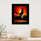 Poster d'art FIRESTORE Bald Eagle (Cuisine)