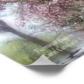 Poster d'art Flamant rose Lagoon/Imprimer (Coin)