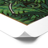 Poster d'art fleur sauvage Foxglove Flowers Peintu (Coin)