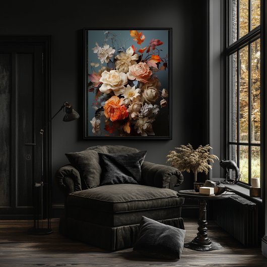 Poster d'Art Floral d'automne