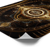 Poster d'art fractal : Tous les yeux qui voient (Coin)