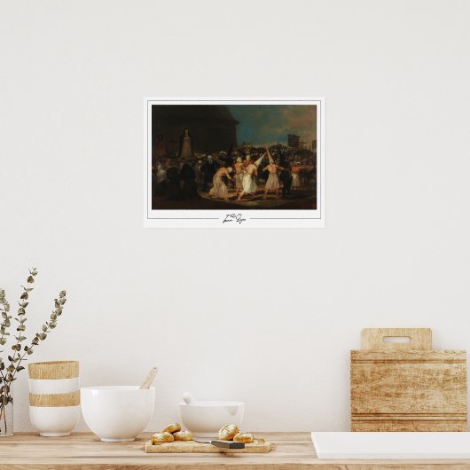 Poster d'art Francisco Goya Zedign #107 (Cuisine)