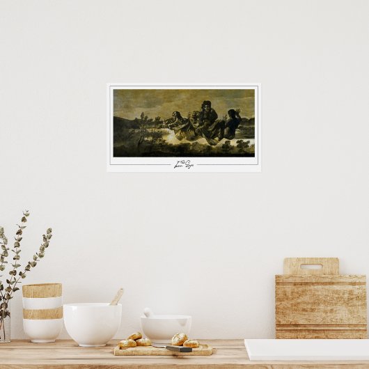 Poster d'art Francisco Goya Zedign #22 (Cuisine)