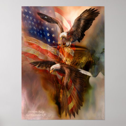 Poster d'art Freedom Ridge-Eagle/Imprimer (Devant)