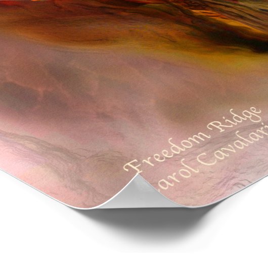 Poster d'art Freedom Ridge-Eagle/Imprimer (Coin)