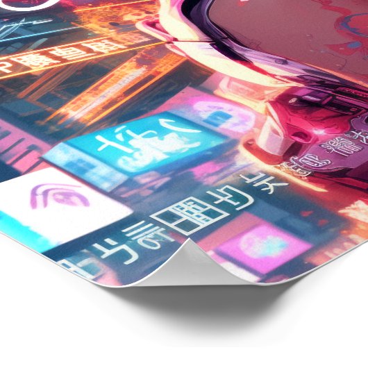 Poster d'art futuriste : Ludo Ne Agni Omotel dans (Coin)