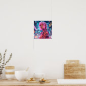 Poster d'art futuriste : Ludo Ne Agni Omotel dans (Cuisine)