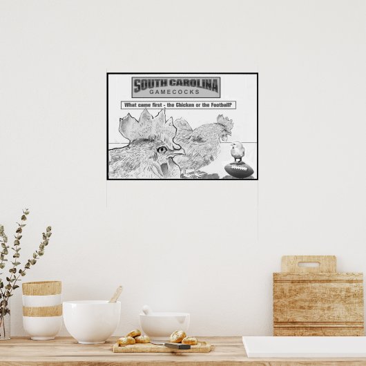 Poster d'art Gamecocks (Cuisine)