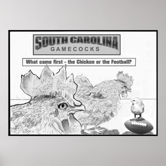 Poster d'art Gamecocks (Devant)