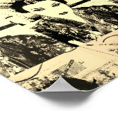 Poster d'art Geisha Selfie Cool Wall Pop (Coin)