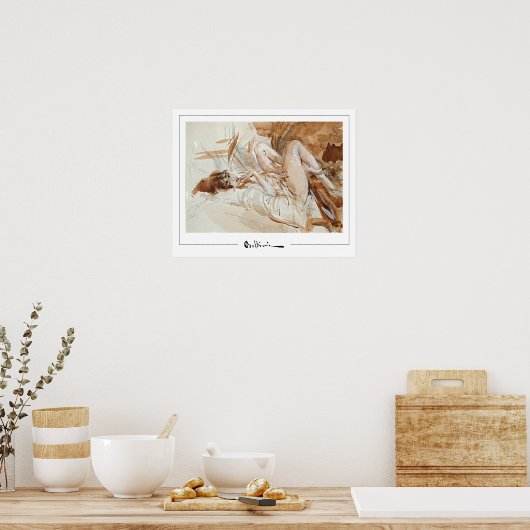 Poster d'art Giovanni Boldini Zedign #11 (Cuisine)