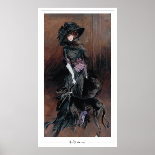 Poster d'art Giovanni Boldini Zedign #179 (Devant)