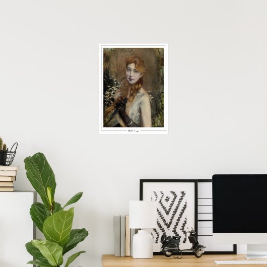 Poster d'art Giovanni Boldini Zedign #210 (Bureau à domicile)