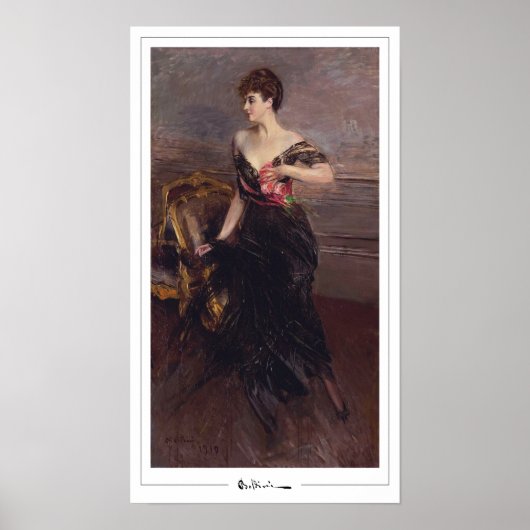 Poster d'art Giovanni Boldini Zedign #262 (Devant)
