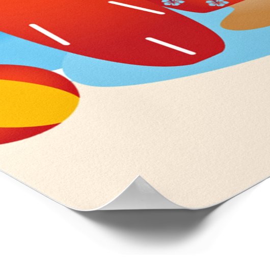 Poster d'art Gnome Beach (Coin)