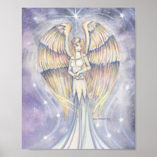 Poster d'art Golden Wing Angel par Molly Harrison (Devant)