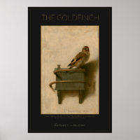 Poster d'art Goldfinch 24x36