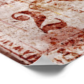 Poster d'art gothique de la Duggerie de crâne (Coin)