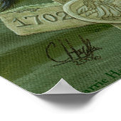 Poster d'art gothique de Raven's Moon Black Cat Cr (Coin)