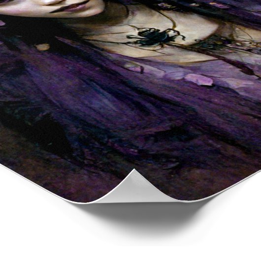 Poster d'art gothique Imaginaire gothique Elfe fon (Coin)