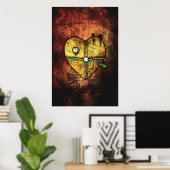 Poster d'art gothique moins cassé (Bureau à domicile)