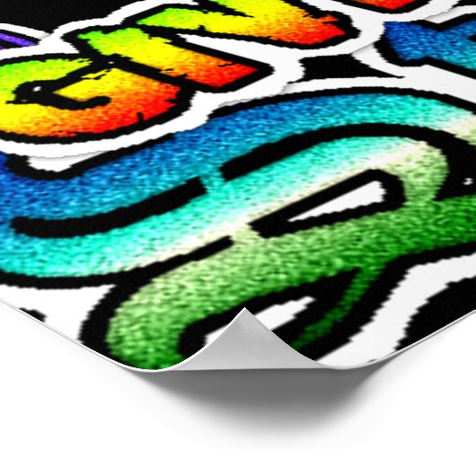 Poster d'art Graffiti (Coin)