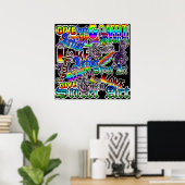 Poster d'art Graffiti (Bureau à domicile)