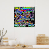 Poster d'art Graffiti (Cuisine)