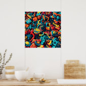 Poster d'art Graffiti (Cuisine)