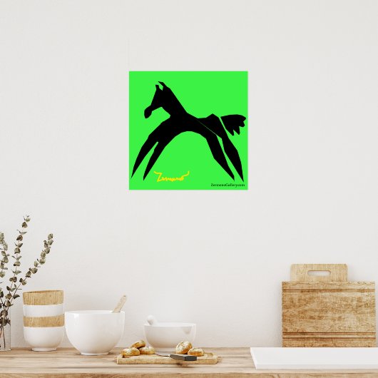 Poster d'art graphique de Zermeno (Cuisine)