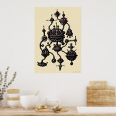 poster d'art graphique robotique cool (Cuisine)