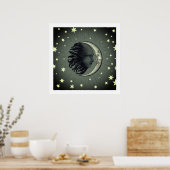 Poster d'art graphique Sun And Moon (Cuisine)