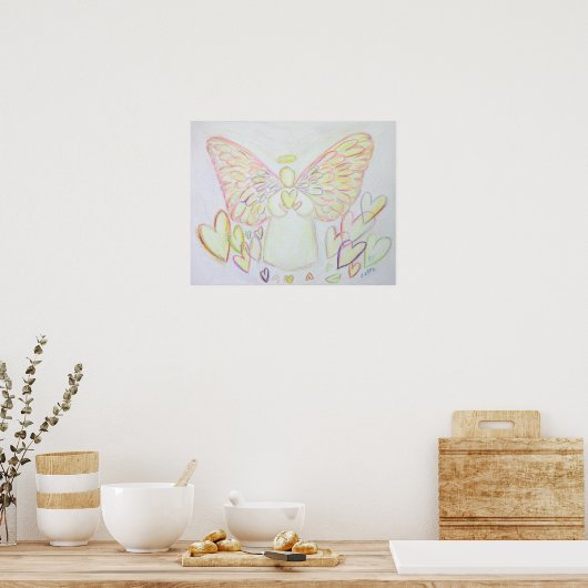 Poster d'art Guardian Angel of Hearts Imprimer (Cuisine)