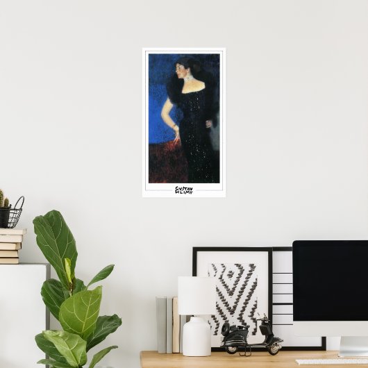 Poster d'art Gustav Klimt Zedign #119 (Bureau à domicile)