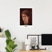 Poster d'art Gustav Klimt Zedign #142 (Bureau à domicile)