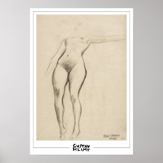 Poster d'art Gustav Klimt Zedign #263 (Devant)
