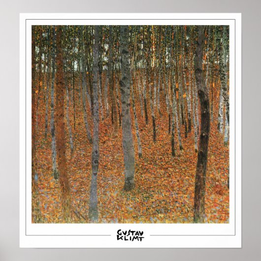 Poster d'art Gustav Klimt Zedign #467 (Devant)