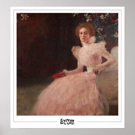 Poster d'art Gustav Klimt Zedign #500 (Devant)