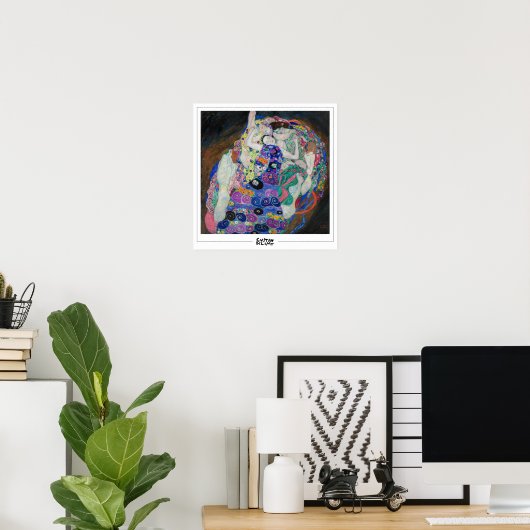 Poster d'art Gustav Klimt Zedign #8 (Bureau à domicile)