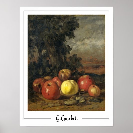 Poster d'art Gustave Courbet Zedign #153-2 (Devant)