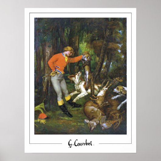 Poster d'art Gustave Courbet Zedign #302-2 (Devant)